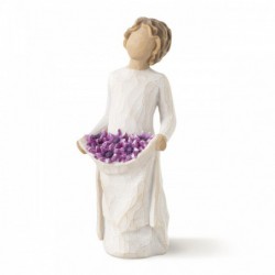 Front view of woman with tied back