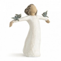 Little girl figurine with arms spread