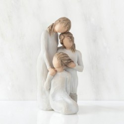  and holding hand of seated female